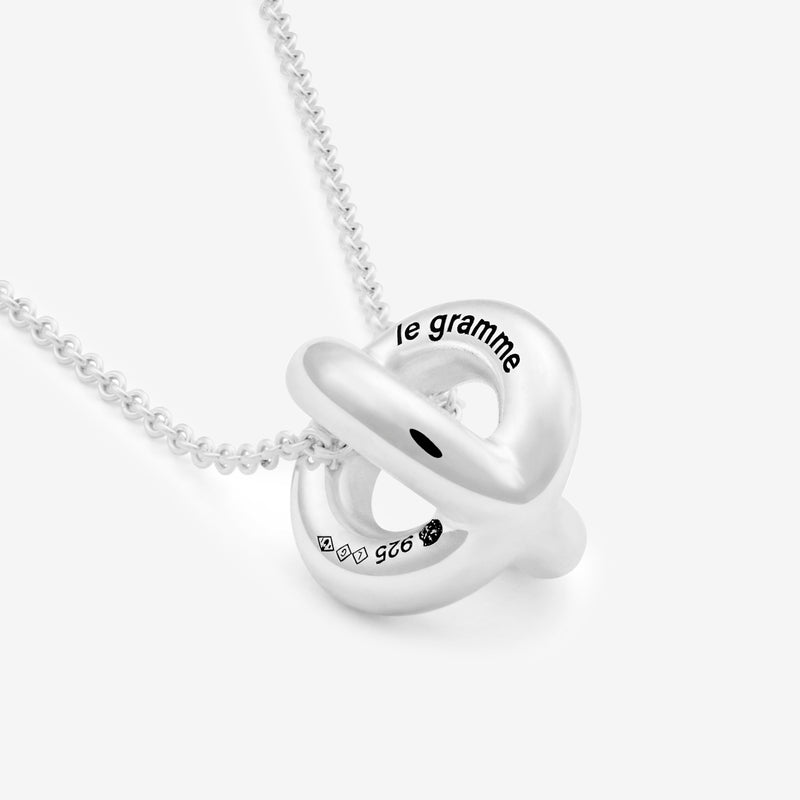 3g Polished Sterling Silver Entrelacs Pendant Jewellery