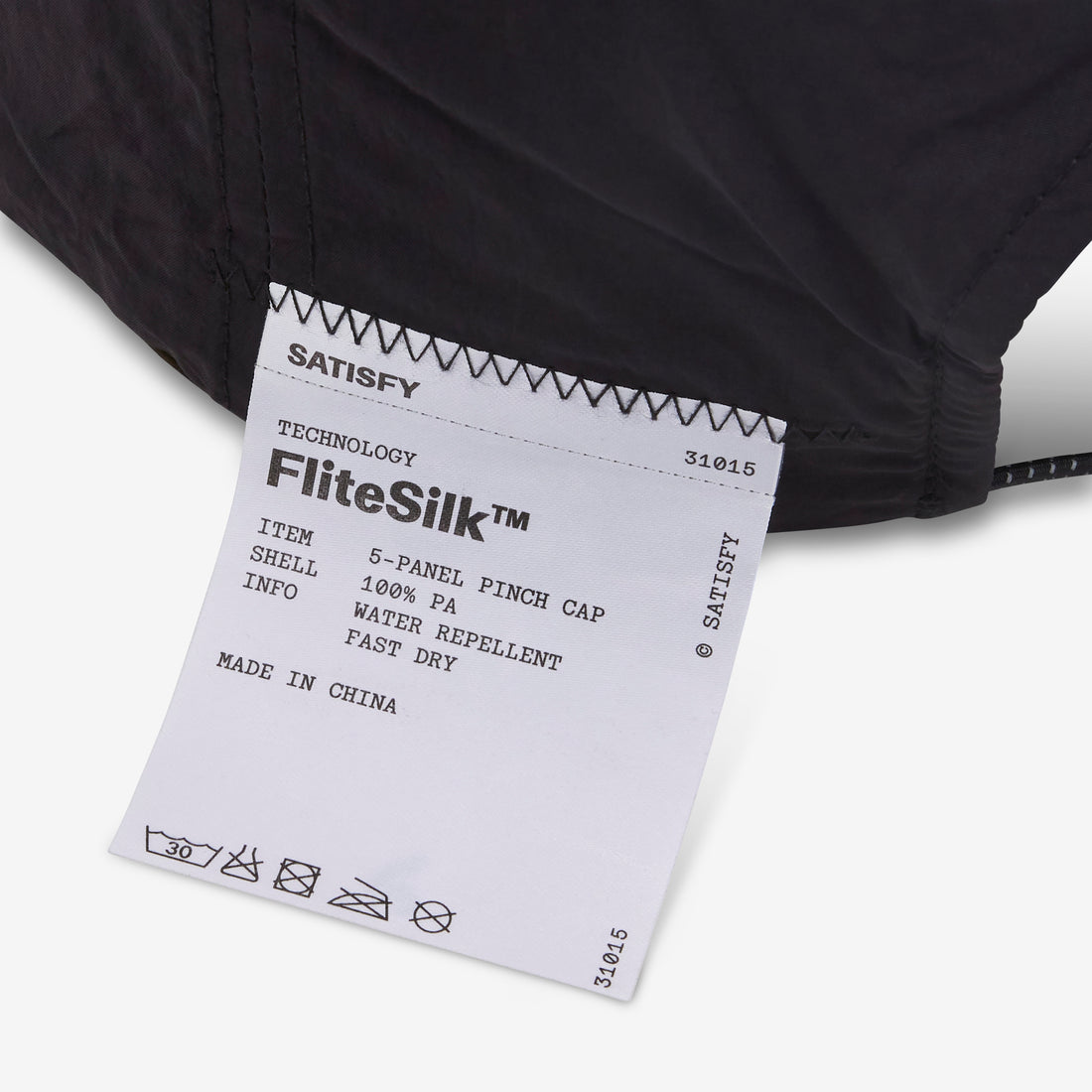 FliteSilk™ 5 Panel OFF-ROAD Pinch Cap Black Headwear