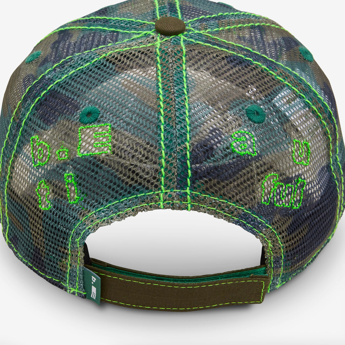 Vapor 6 Panel Hat Army Camo Mesh Headwear