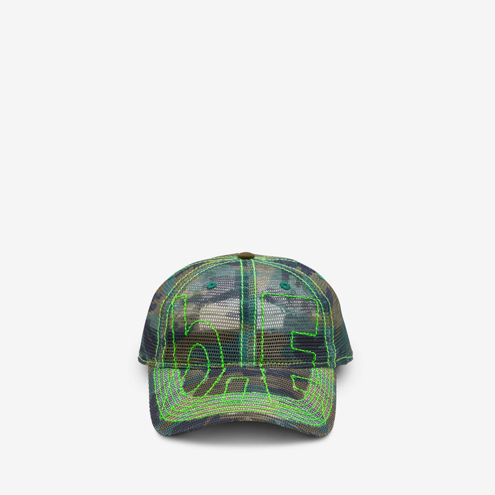 Vapor 6 Panel Hat Army Camo Mesh Front