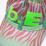 B.E Hat Multi Zebra Mesh | Highlighter