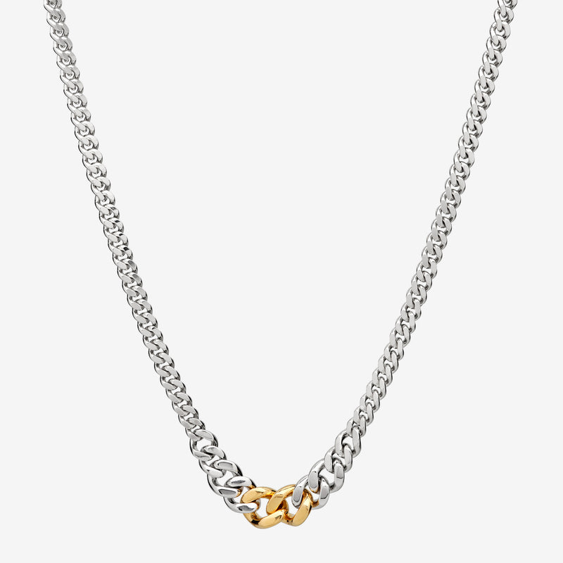 Dean Chain Duo Silver | Gold Jewellery
