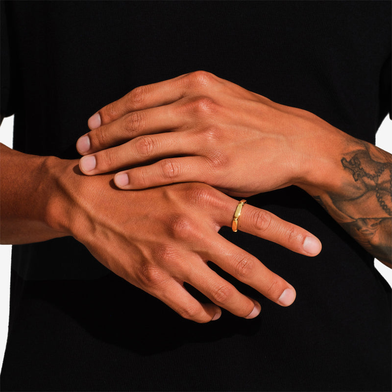 Umi Band Ring Slim Gold Jewellery