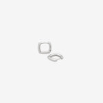 Frame Hoops Small Silver