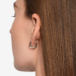 Frame Hoops Small Silver