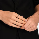 Frame Ring Slim Silver