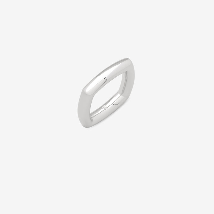 Frame Ring Slim Silver Front