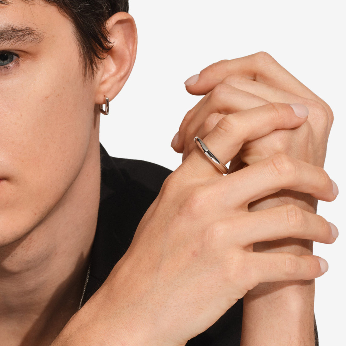 Frame Ring Slim Silver Jewellery
