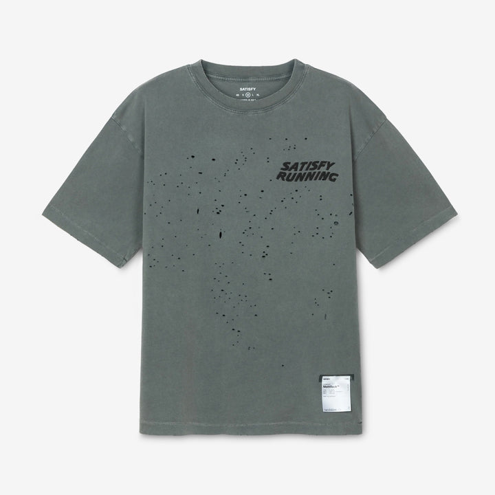 MothTech™ Logo T-Shirt Faded Black Front