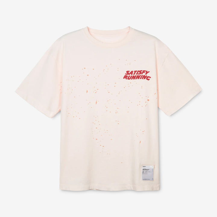 MothTech™ Logo T-Shirt Sun Bleached Rosewater Front