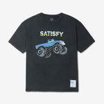 MothTech™ Monster Truck T-Shirt Aged Black