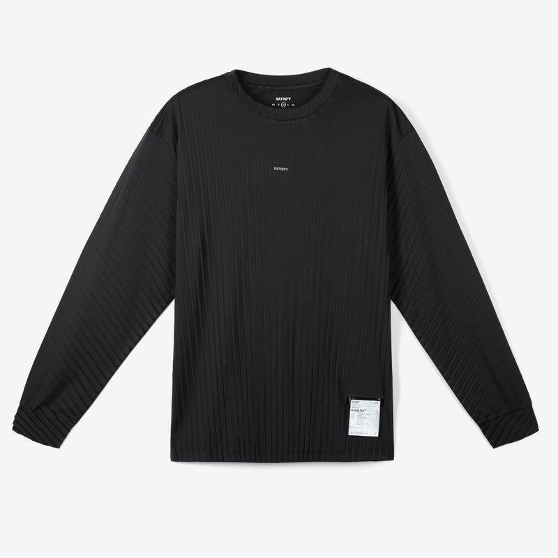 AuraLite™ Pleated Long T-Shirt Black Tees