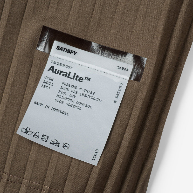 AuraLite™ Pleated Long T-Shirt Olive Tees