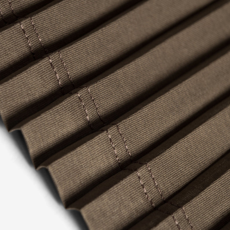 AuraLite™ Pleated Long T-Shirt Olive Tees