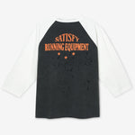 MothTech™ Baseball T-Shirt Off-White | Aged Black