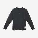 MothTech™ Waffle Long T-Shirt Aged Black