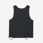 MothTech™ Waffle Singlet Aged Black