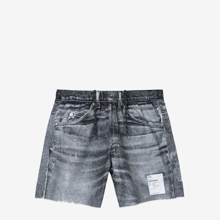 AmbientWarp™ 5" Unlined Shorts Black Denim Front