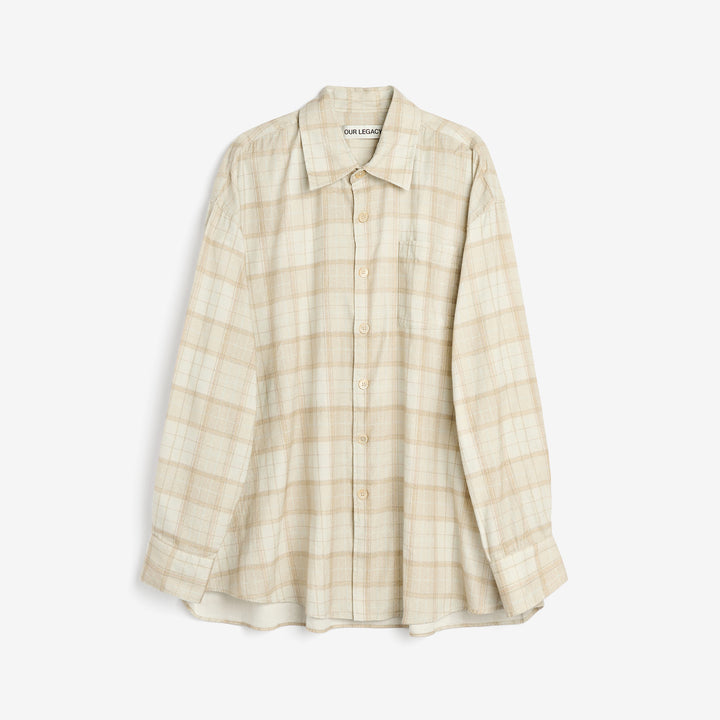 Borrowed Shirt Stella Check Print Front