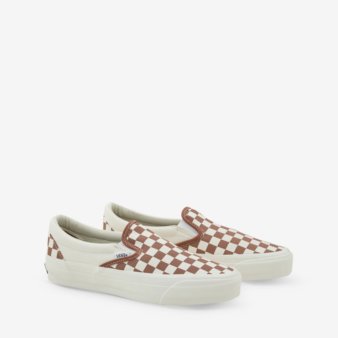 Slip-On Reissue 98 LX Checkerboard Coffee Footwear