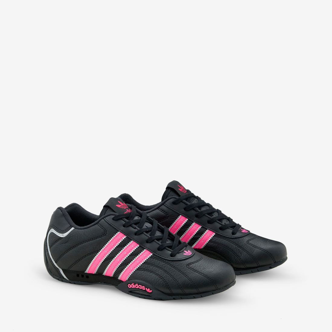 Women's Adi Racer Lo Core Black | Lucid Pink | Silver Metallic Footwear