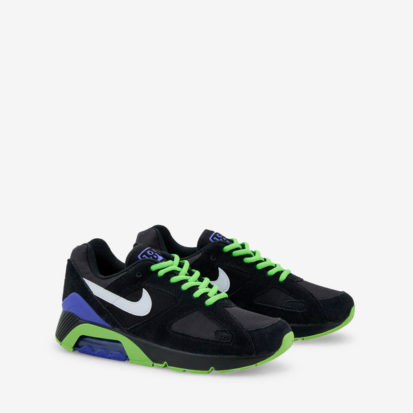 Air 180 Black | White | Action Green | Persian Violet Footwear