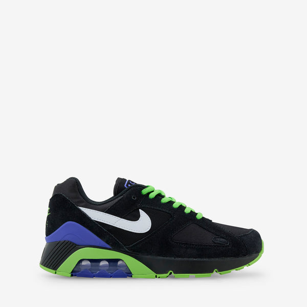 Air 180 Black | White | Action Green | Persian Violet Footwear