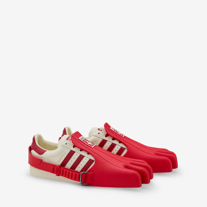 adidas gazelle silver green womens Avavav x Women's Superfinger Superstar Better Scarlet | Cream White