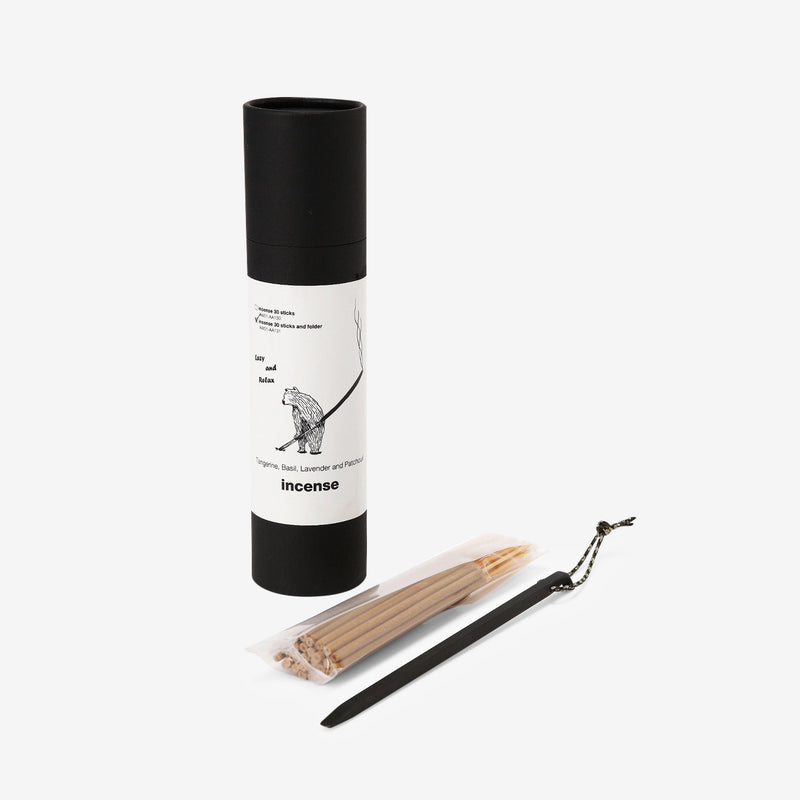 Incense + holder Grey