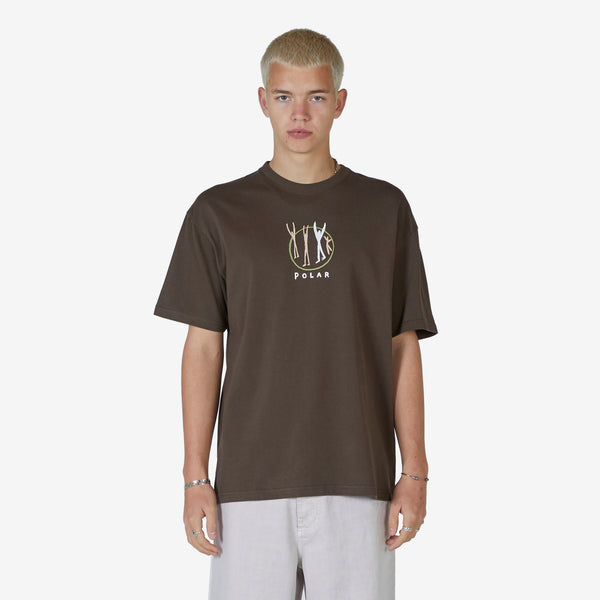 Polar Gang T-Shirt Brown