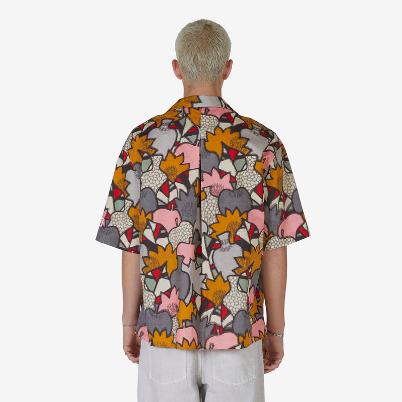 Kimono Kenzo Camo Short Sleeve Shirt Multicolour