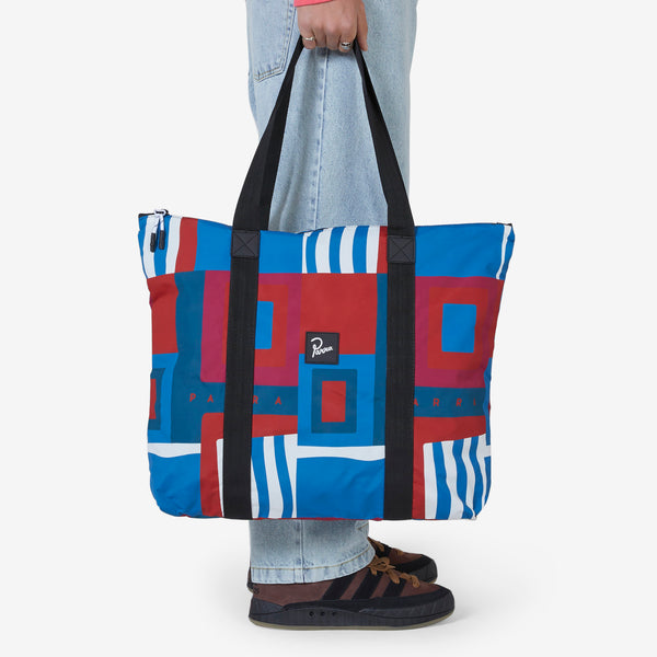 Hot Springs Pattern Beach Bag Multi
