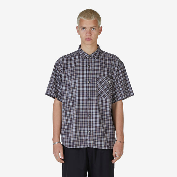 Mitchell Poplin Shirt Graphite | Gold