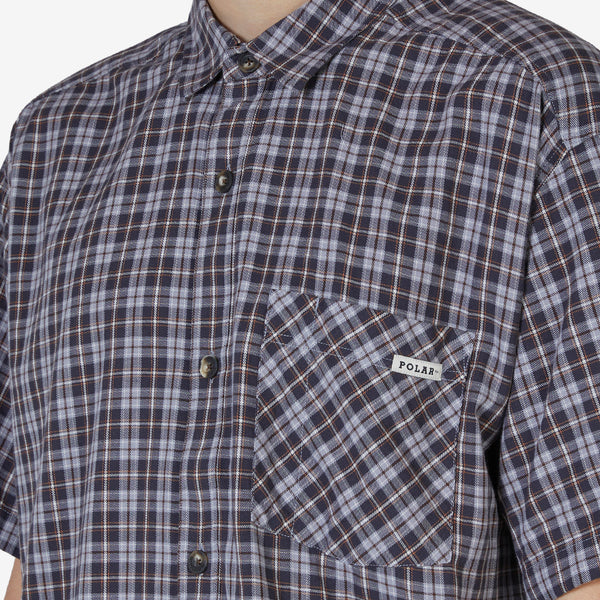 Mitchell Poplin Shirt Graphite | Gold