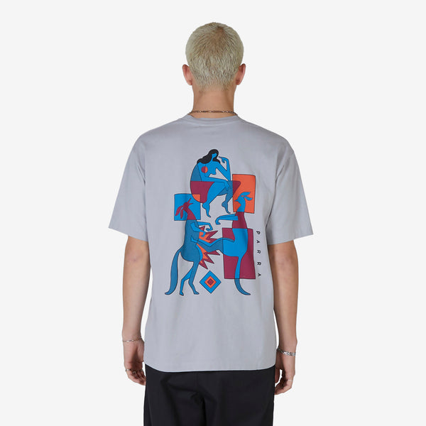 Down Under T-Shirt Alloy Grey