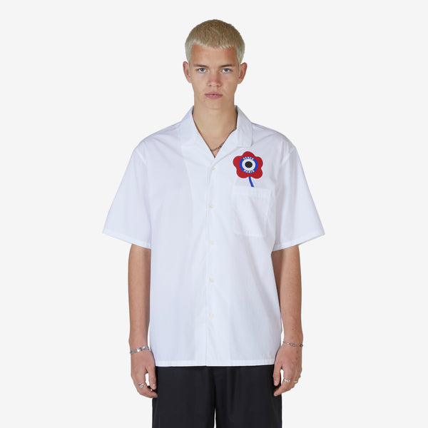 KENZO Target Short Sleeve Shirt Off White