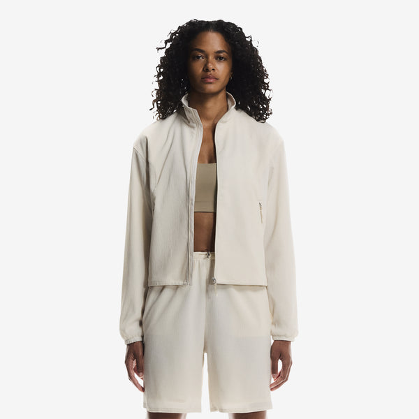 Women's Track Jacket Cream Jackets