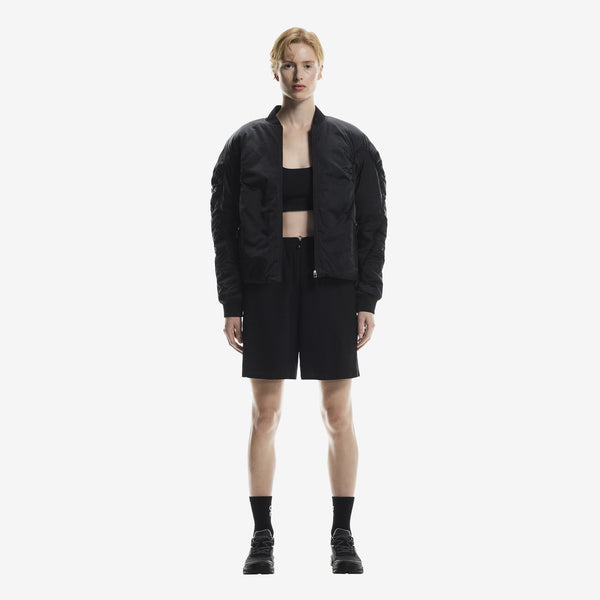 Women's Bomber Jacket Black Jackets