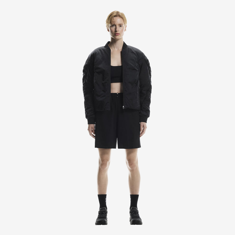 Women's Bomber Jacket Black Jackets