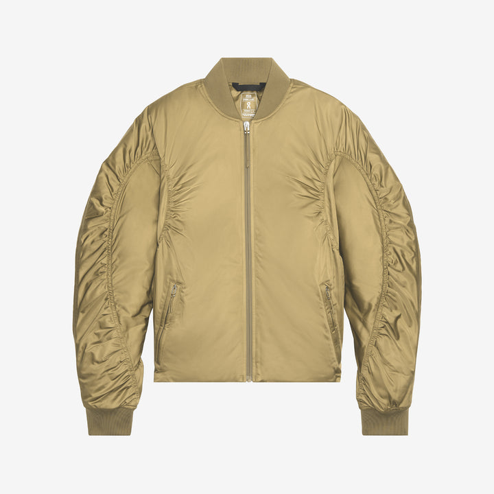 Women's Bomber Jacket Nutmeg Front