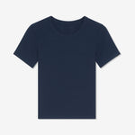 Women's All-Day Ribbed T-Shirt Midnight
