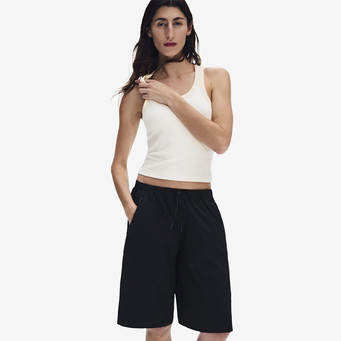 Women's Bermuda Shorts Black Shorts