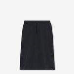 Women's Drawstring Midi Skirt Black