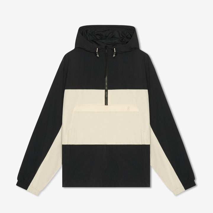 Women's Half-Zip Anorak Black Front
