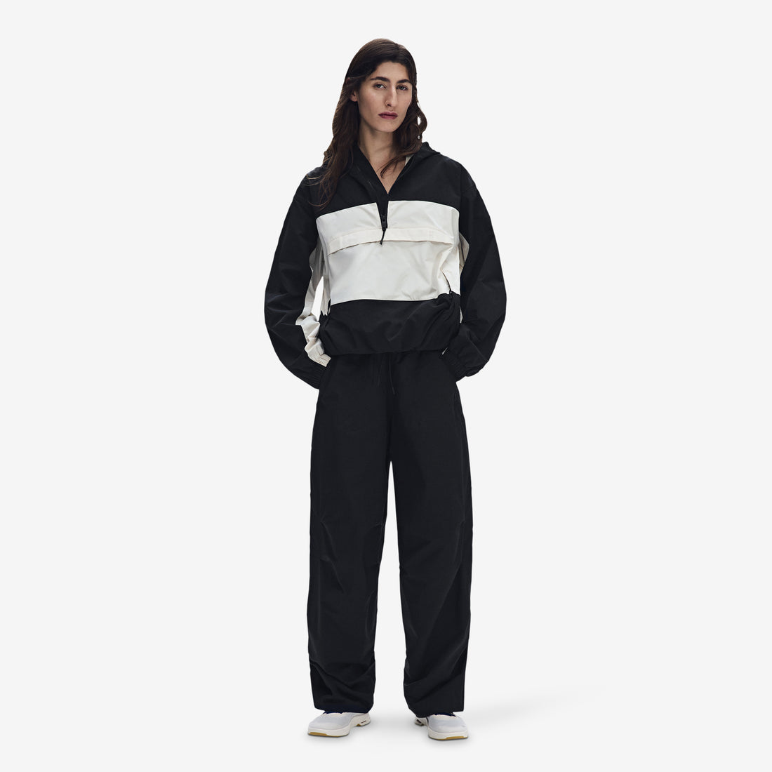 Women's Half-Zip Anorak Black Jackets