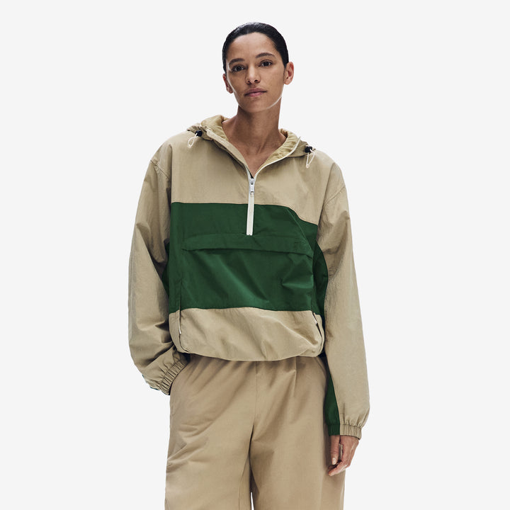 Women's Half-Zip Anorak Kasha