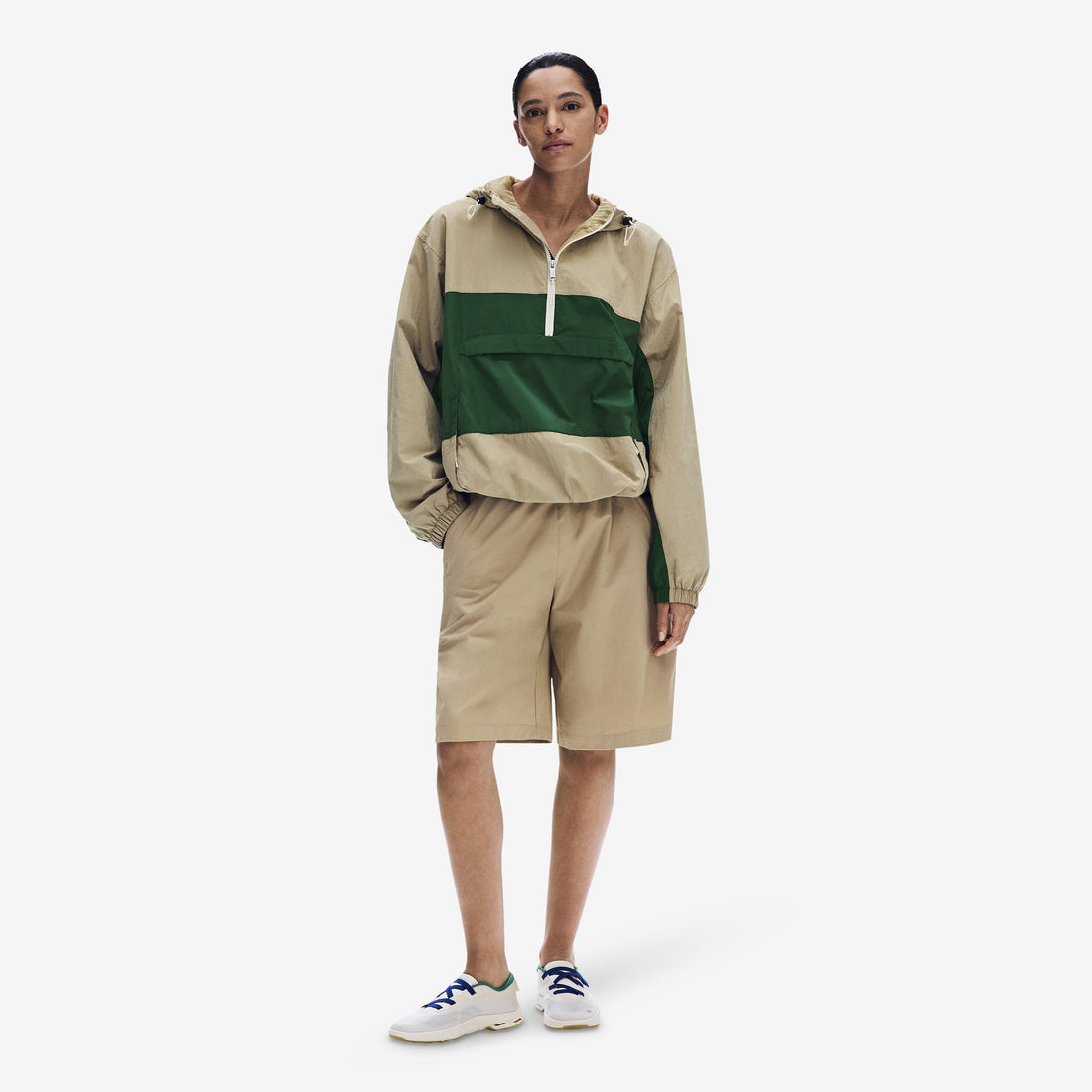 Women's Half-Zip Anorak Kasha Jackets