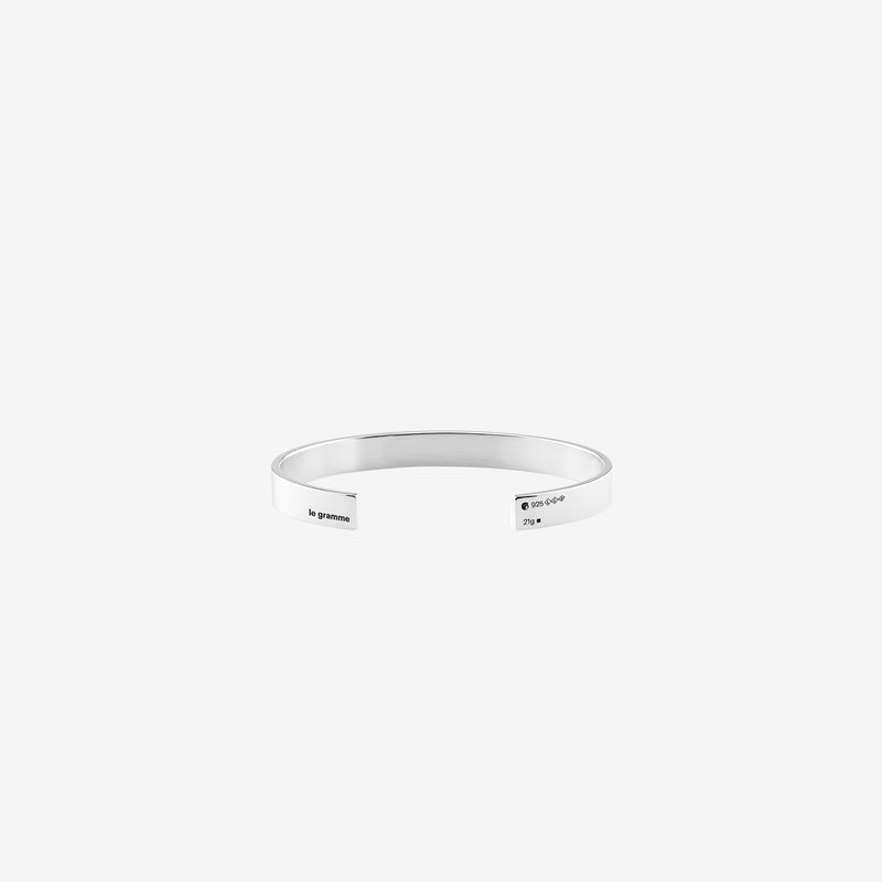 21g Polished Sterling Silver Ribbon Bracelet Jewellery