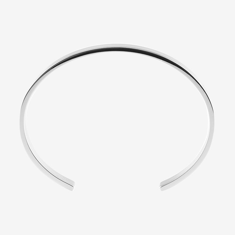 21g Polished Sterling Silver Ribbon Bracelet Jewellery