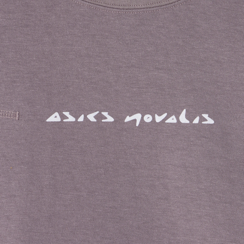 ASICS NOVALIS Bixance Long Sleeve Top Pewter Purple | Medallion Yellow